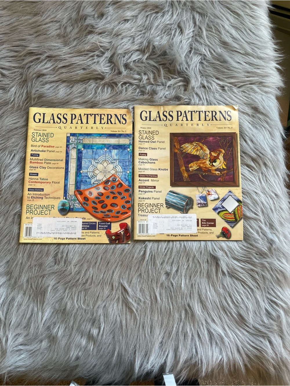 Bundle of Glass Patterns Quarterly Stained Glass Magazines